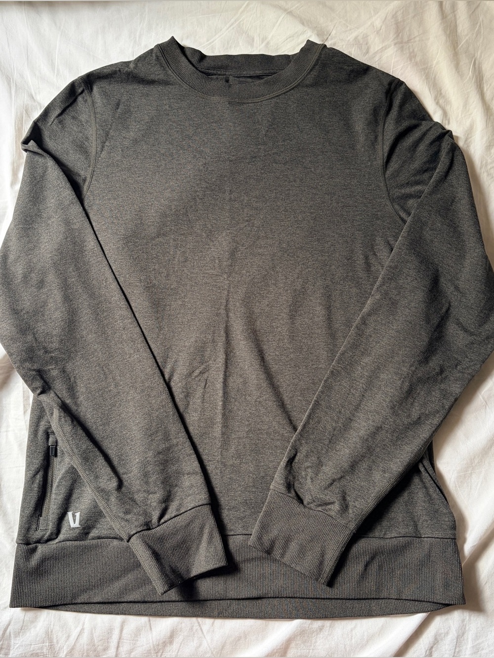 Men's Olive Crewneck Sweater